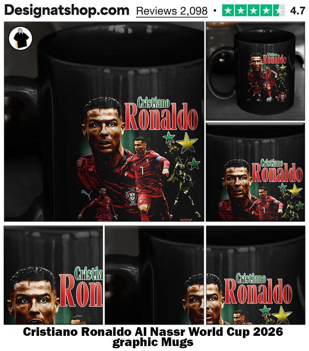 Cristiano Ronaldo Al Nassr World Cup 2026 graphic shirt