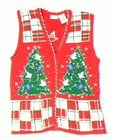 Twin Trees-Small Christmas Sweater