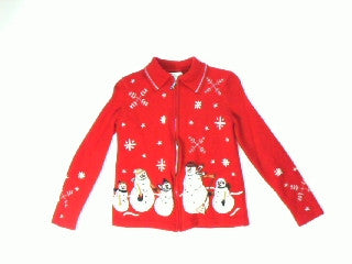 Let It Snow Snowmen-X Small Christmas Sweater