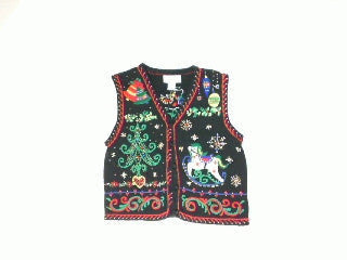 Magic of Tree Trimming-Small Christmas Sweater