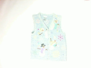 Pastel Snow-X Small Christmas Sweater