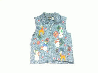 Winter Night Play Land-Small Christmas Sweater