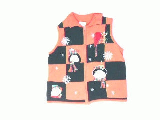Mad About Plaid Snowman-Medium Christmas Sweater