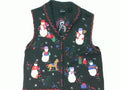 Snowmen Rocking It Out-Small Christmas Sweater