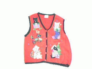 Puppies Into Christmas-Small Christmas Sweater
