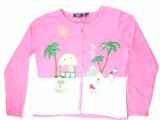 Melt Me On The Beach-Medium Christmas Sweater