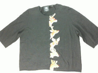 Peek A Boo With Santa-XX Large Christmas Sweater