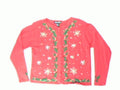 Snowflakes Falling On Holly-Small Christmas Sweater