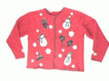 Outdoor Winter Fun-Medium Christmas Sweater