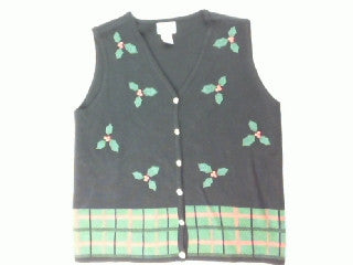 It's A Plaid Hollyday-Small Christmas Sweater