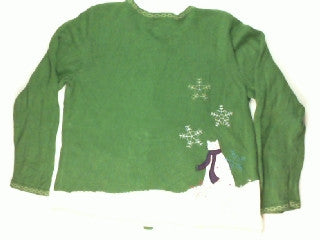 Snowman or Snowcats-Medium Christmas Sweater