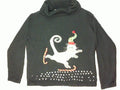 Sassy Cat Skates-Small Christmas Sweater