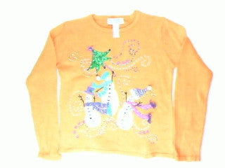 Playing In The Wind-X Small Christmas Sweater