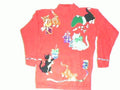 Naughty Kittens At Holiday Play- Small Christmas Sweater