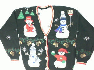 Snowman Craze- Small Christmas Sweater