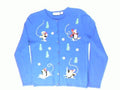 Plop Goes The Penguins-X Small Christmas Sweater