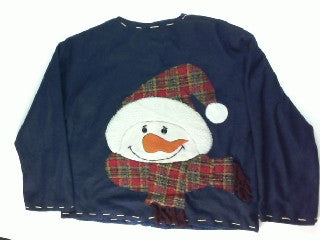 Snowfelt Snowman-Large Christmas Sweater