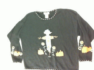 Stay Out of My Pumpkin Patch-Large Christmas Sweater