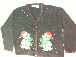 Seeing Double Trouble-Large Christmas Sweater