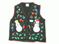 Shiny Snowman- Small Christmas Sweater
