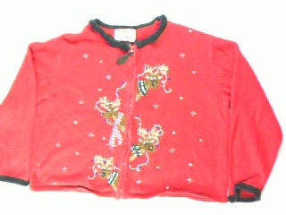 Peek A Boo You- Large Christmas Sweater