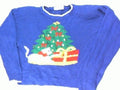 Pawing For Presents- Large Christmas Sweater