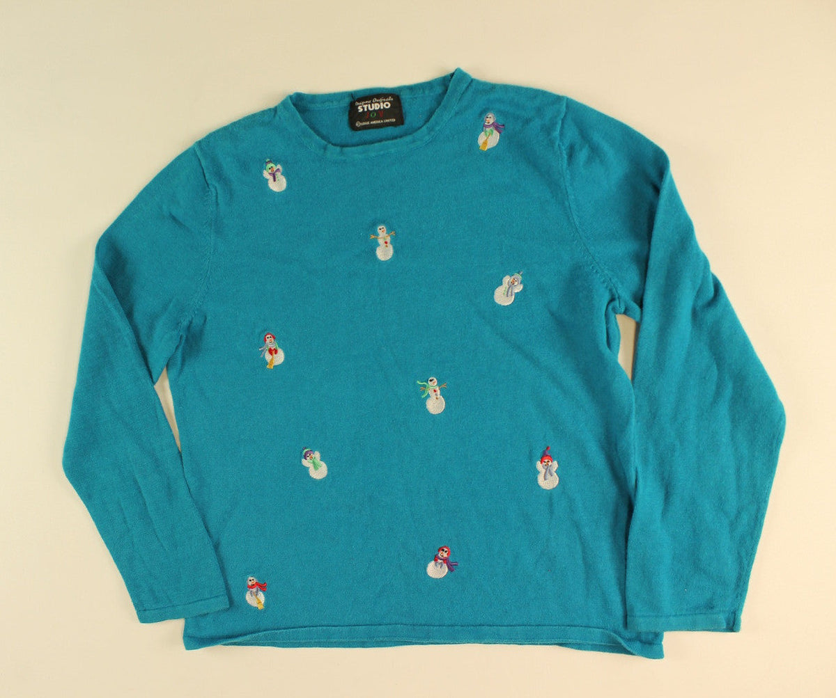 Snowman Explosion- X Small Christmas Sweater