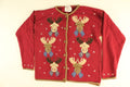Mooseville- Small Christmas Sweater