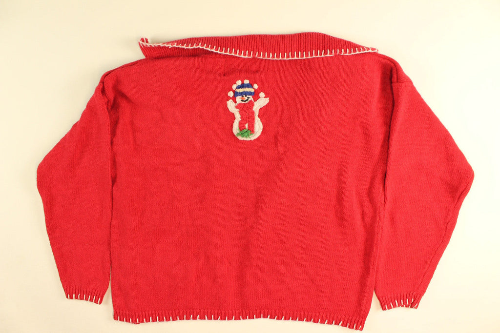 Snowball Fun- Medium Christmas Sweater