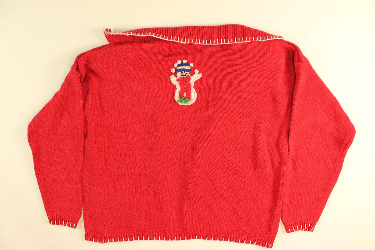 Snowball Fun- Medium Christmas Sweater