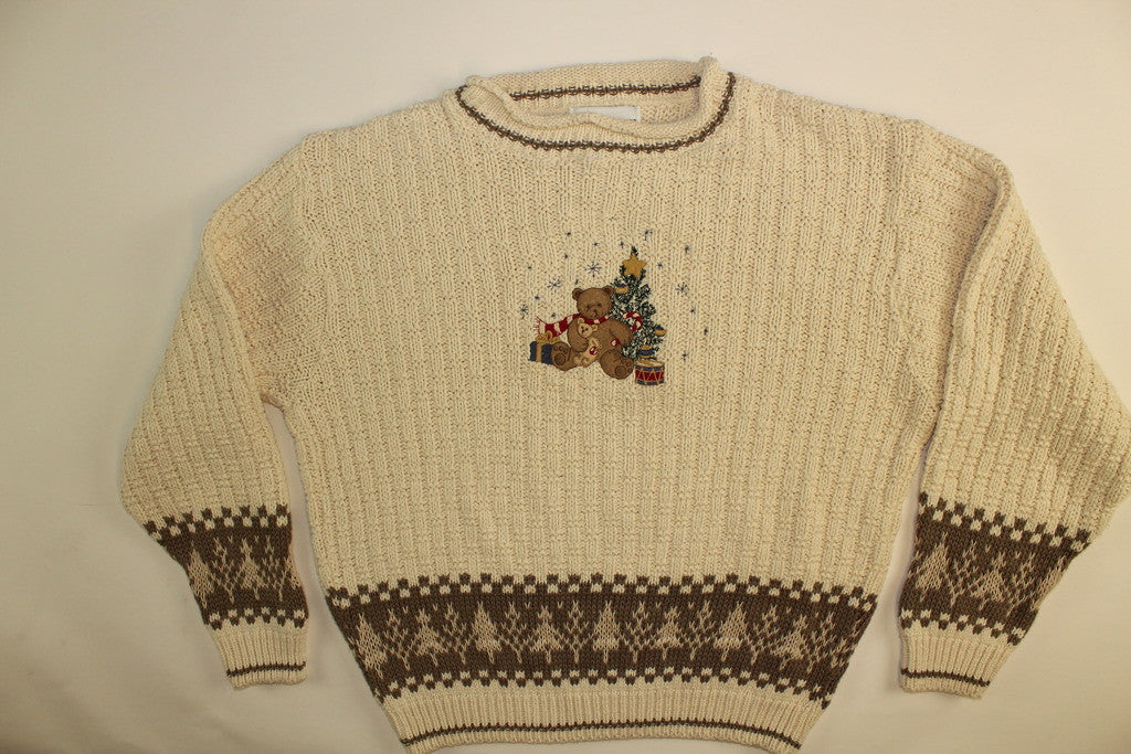 Two Teddies For Me- Medium Christmas Sweater