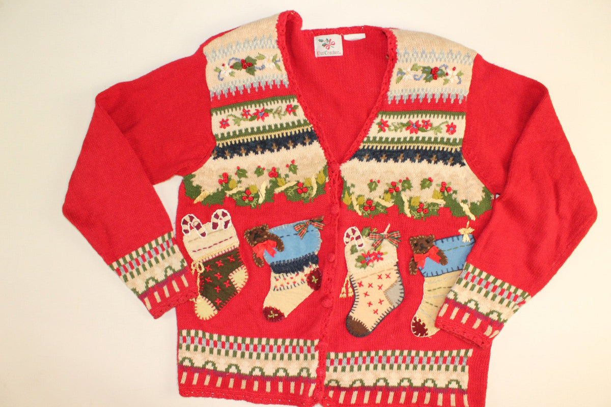 Hanging Out on the Chimney- X small Christmas Sweater