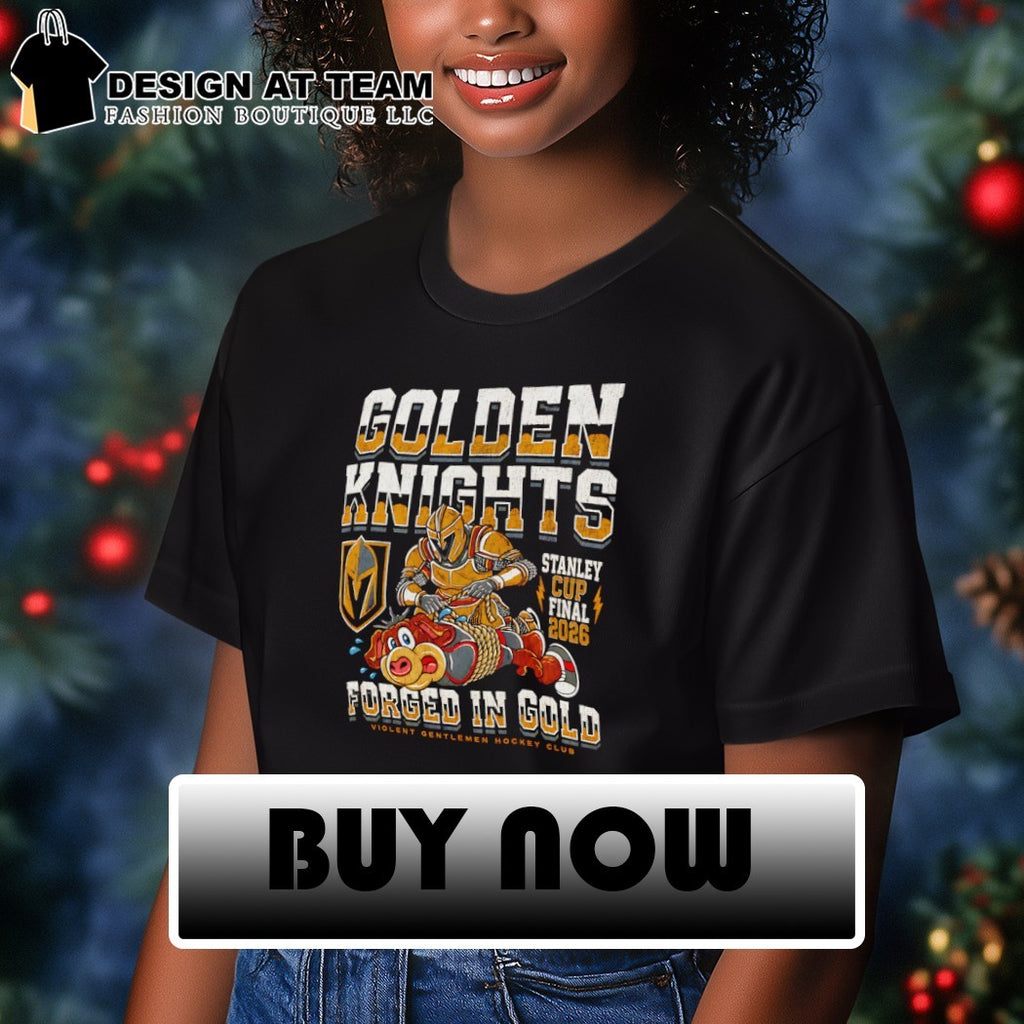 Vegas Golden Knights 2026 Stanley Cup Finals Stanley Cup Finals 2026 Forged in Gold shirt