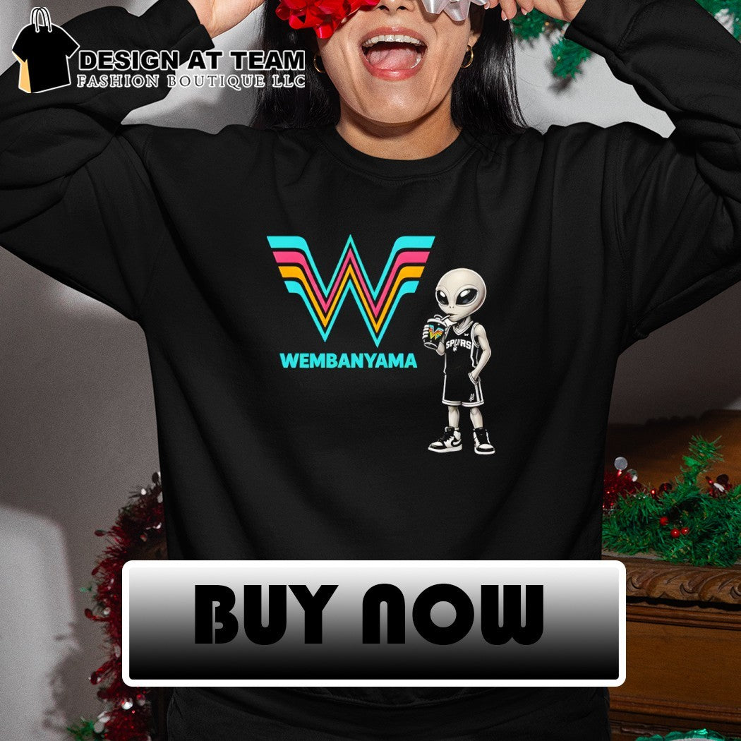 Victor Wembanyama Alien San Antonio Spurs Basketball NBA Go Spurs Go shirt