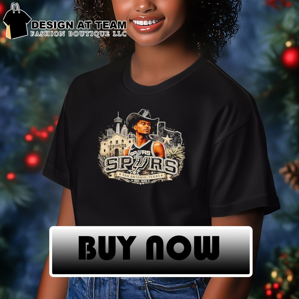 Victor Wembanyama San Antonio Spurs Cowboy Hat Alamo Texas Est 1972 shirt