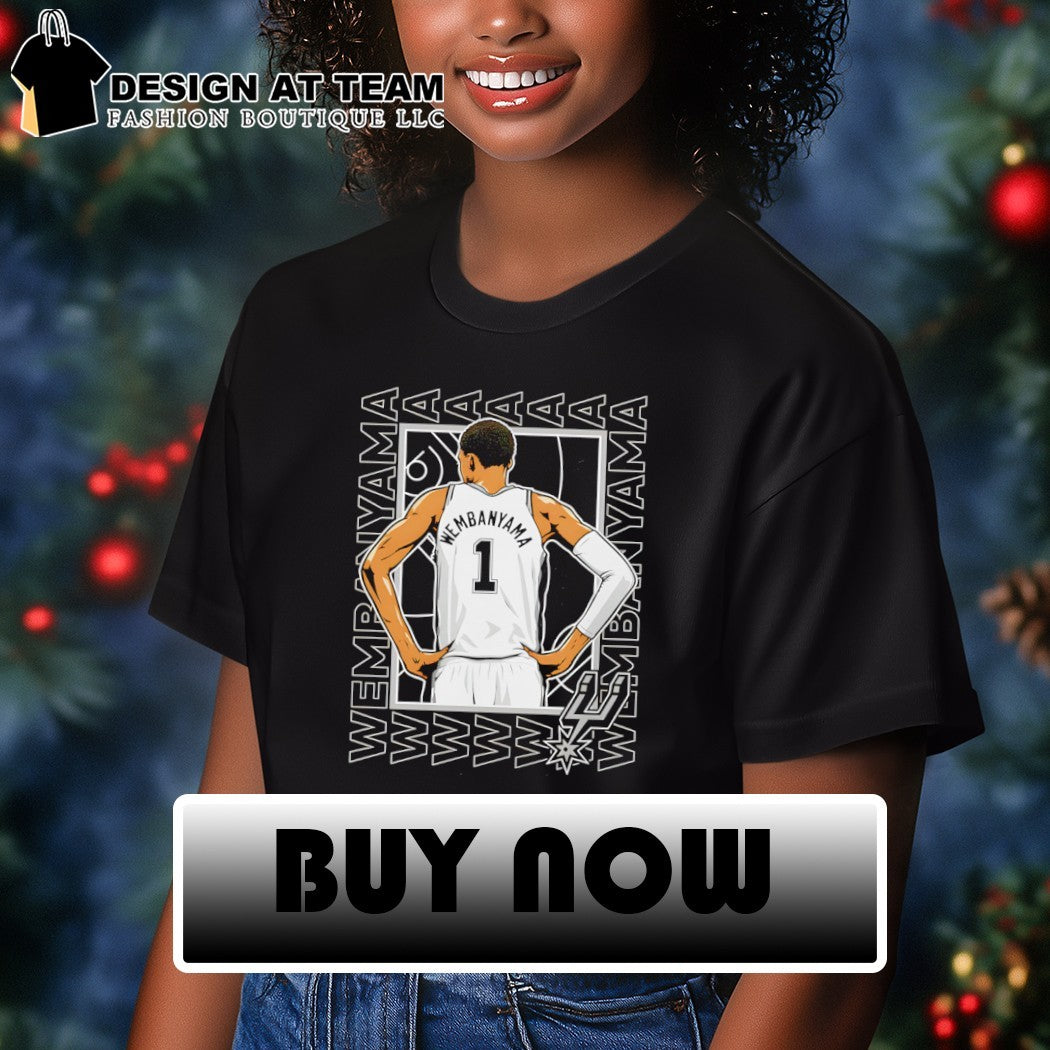 Victor Wembanyama San Antonio Spurs Wembanyama 1 basketball player NBA 2026 shirt