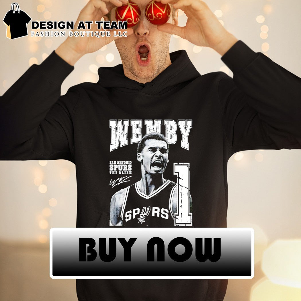 Victor Wembanyama San Antonio Spurs Wemby the Alien 1 basketball signature shirt