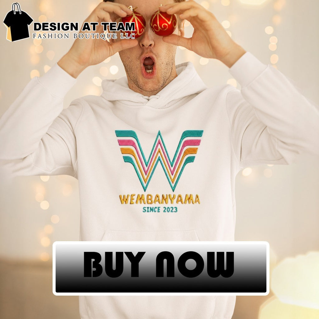 Victor Wembanyama basketball star logo Wembanyama Since 2023 shirt