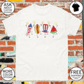 Watermelon Hot Dog Firework Fourth of July America’s 250th Years 2026 shirt
