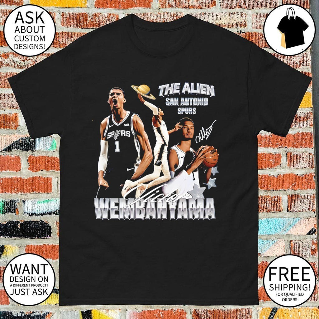 Wembanyama Wemby The Alien San Antonio Spurs graphic shirt