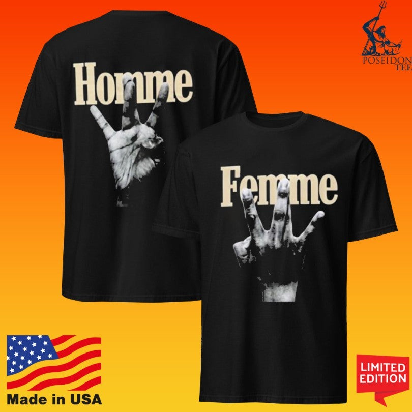 Nwahype Homme Femme Twisted Fingers T-shirt