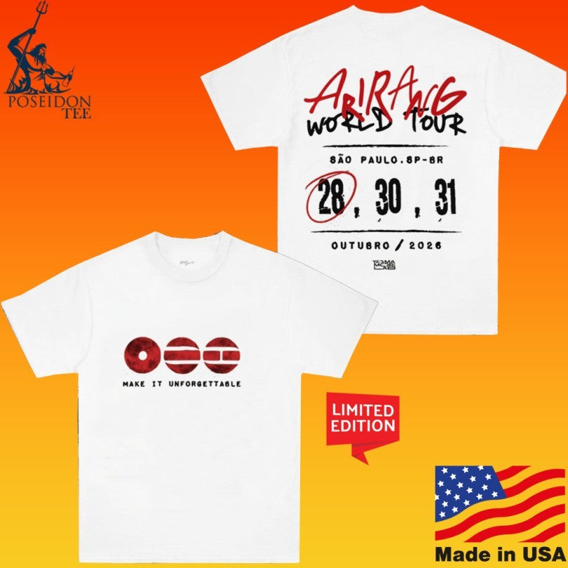 Arirang World Tour Dia 28 São Paulo 2026 T-shirt