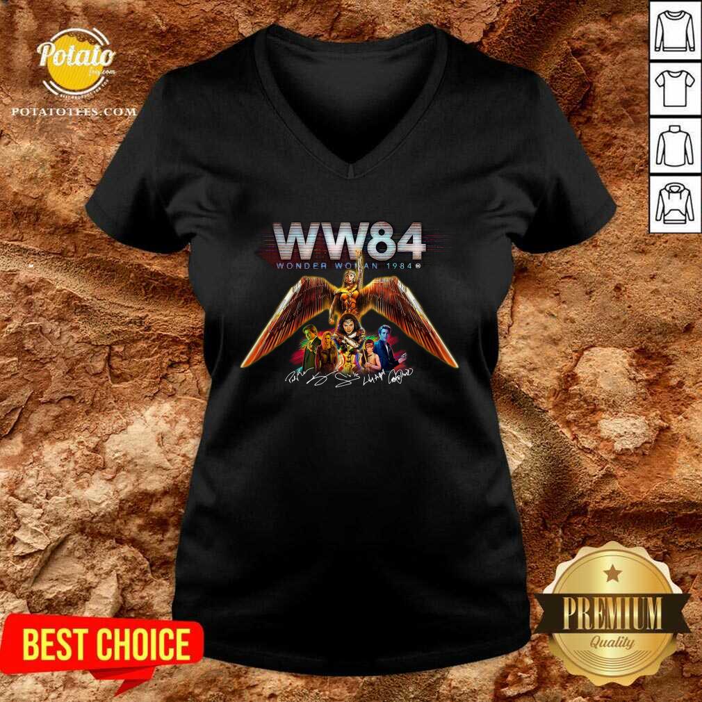 Awesome WW84 Wonder Woman 1984 Signatures Shirt