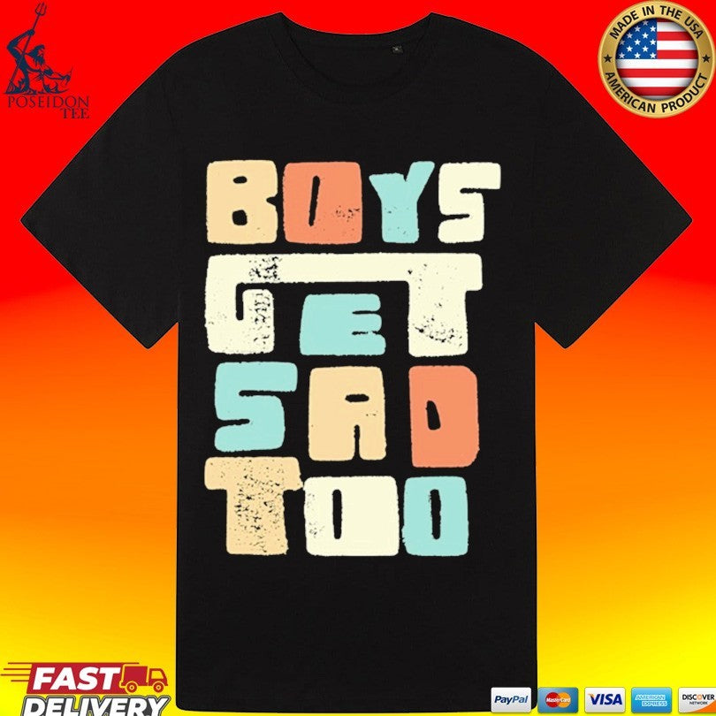 Boys Get Sad Too Summer Logo T-shirt