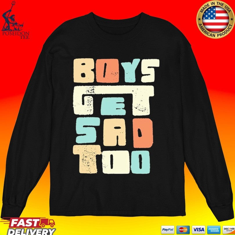 Boys Get Sad Too Summer Logo T-shirt