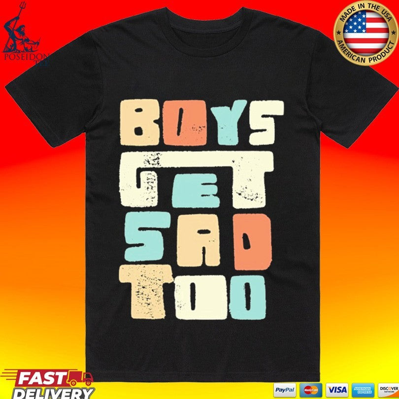 Boys Get Sad Too Summer Logo T-shirt