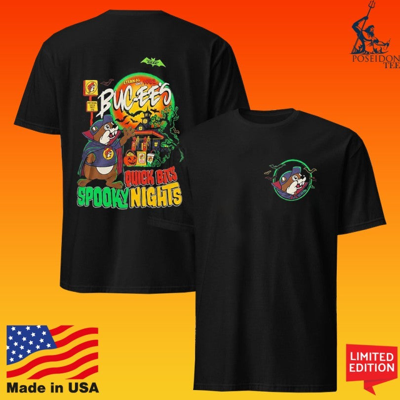 Buc-ee’s Halloween 2026 Quick Bites Spooky Nights Dark Vampire T-shirt