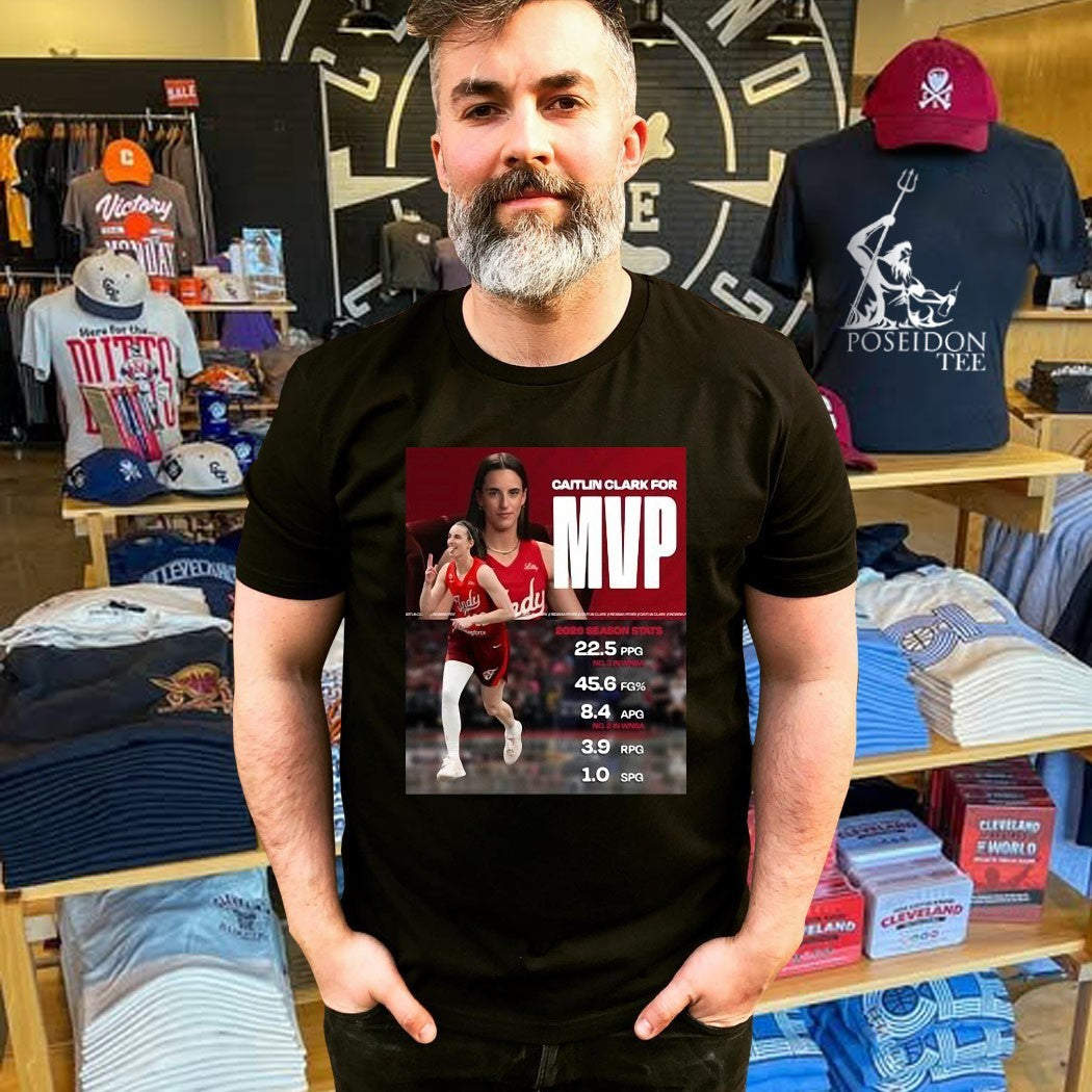 Caitlin Clark For Mvp 2026 Season Stats T-shirt