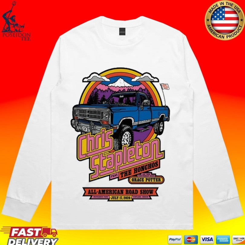 Chris Stapleton In Portland Or On July 17 2026 Tour T-shirt