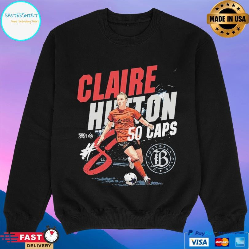 Claire Hutton Bay Fc 50 Caps Milestone Shirt